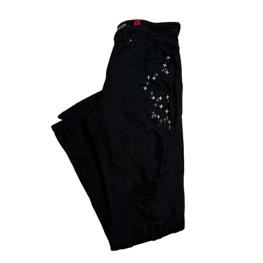 Makobi Arturo Jeans Men's Black Jeans Size 38x34 Style M1916